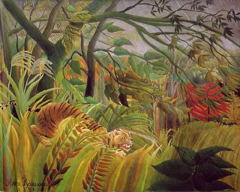 Henri Rousseau Surprise China oil painting art